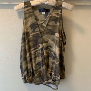 Camo tank top